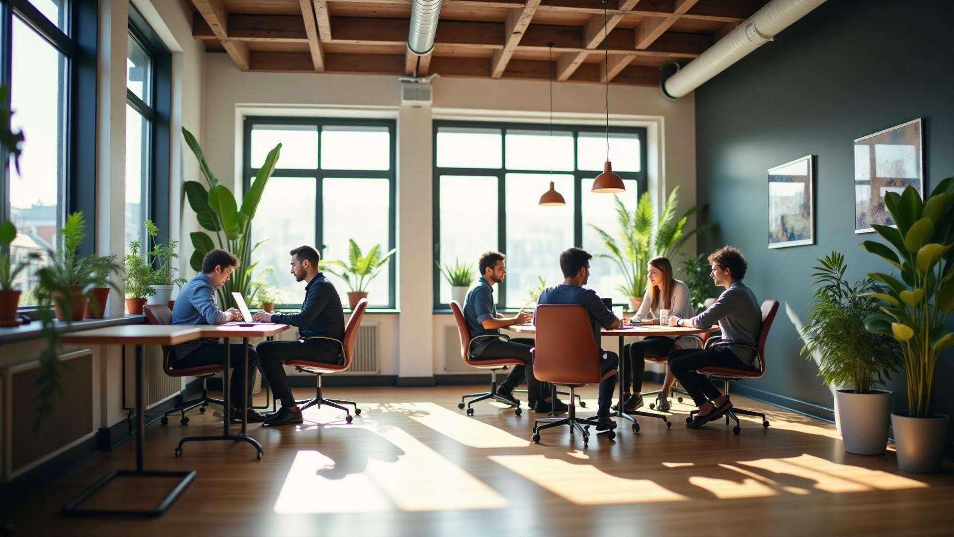 Modern coworking space